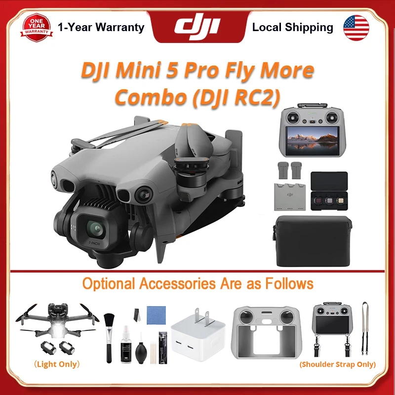 DJI Mini 5 Pro Fly Combo Drone - Rc Helicopter Tool Kit recension och pris