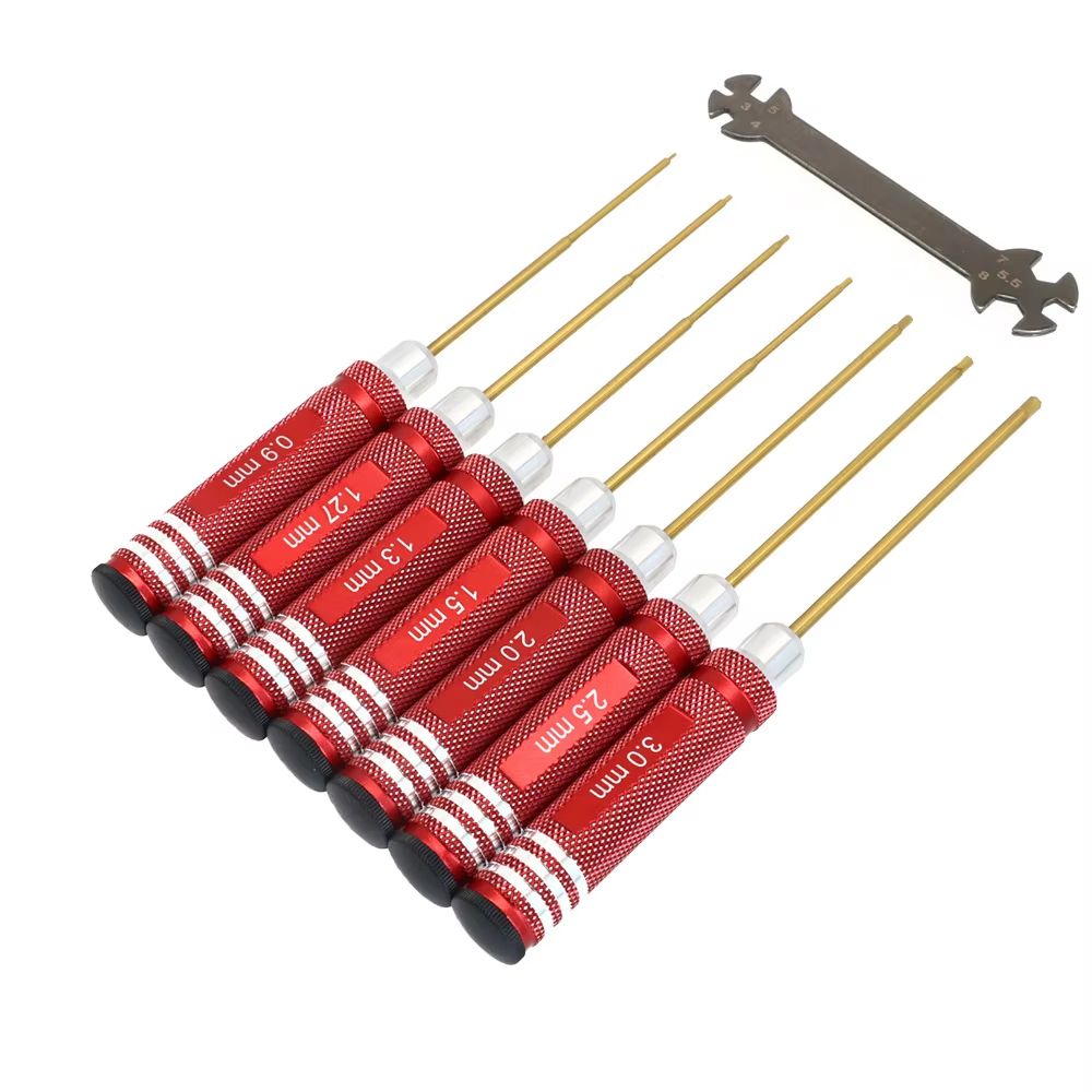7pcs Hex Screw Driver Set Tita - Rc Helicopter Tool Kit recension och pris