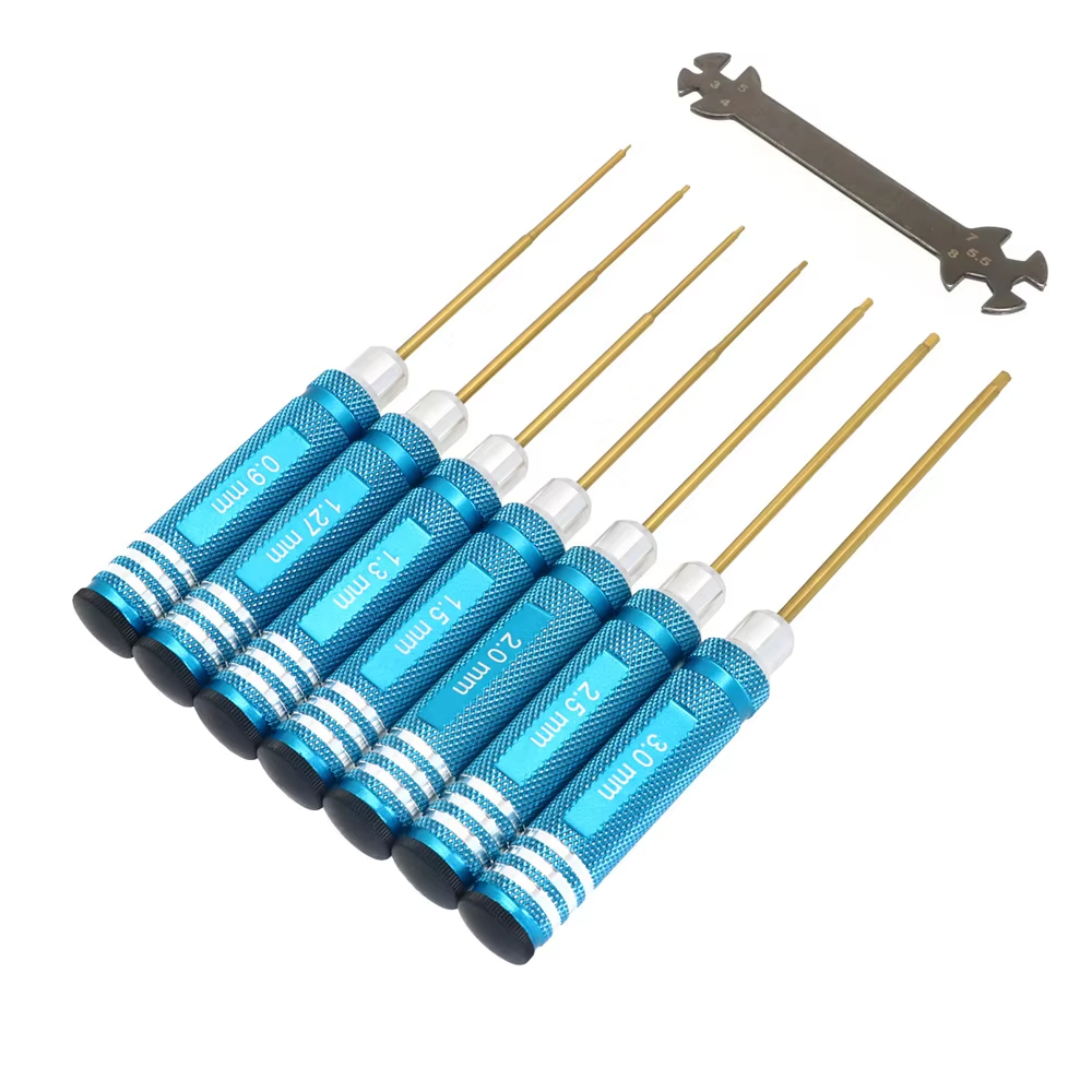 7pcs Hex Screw Driver Set Tita - Rc Helicopter Tool Kit recension och pris