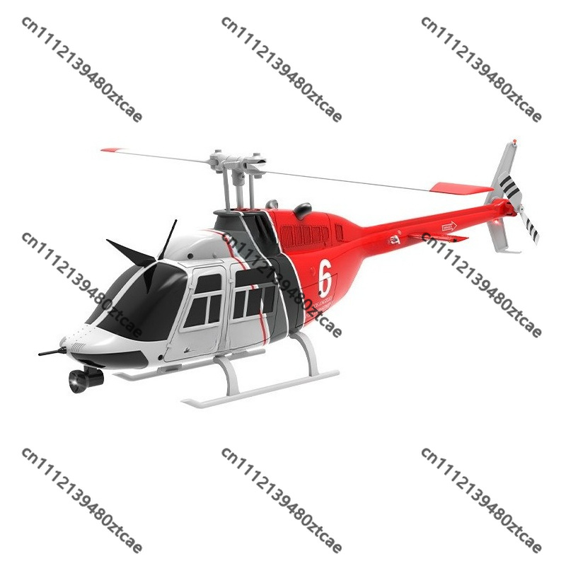 C138 6CH Single Rotor Flybarle - Rc Helicopter Single Rotor recension och pris