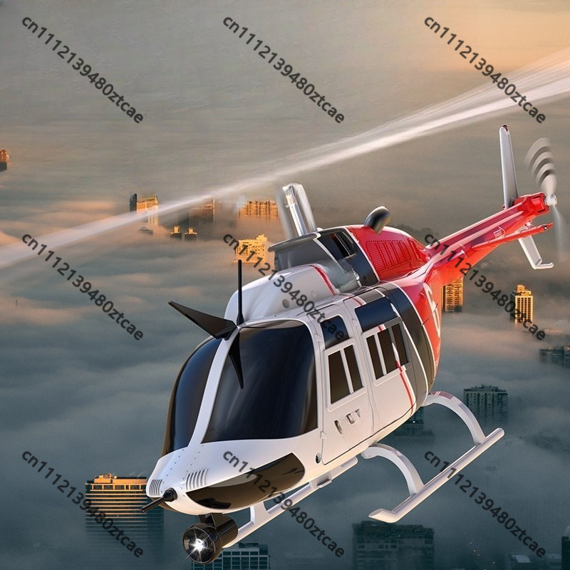 C138 6CH Single Rotor Flybarle - Rc Helicopter Single Rotor recension och pris