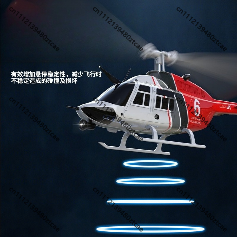 C138 6CH Single Rotor Flybarle - Rc Helicopter Single Rotor recension och pris