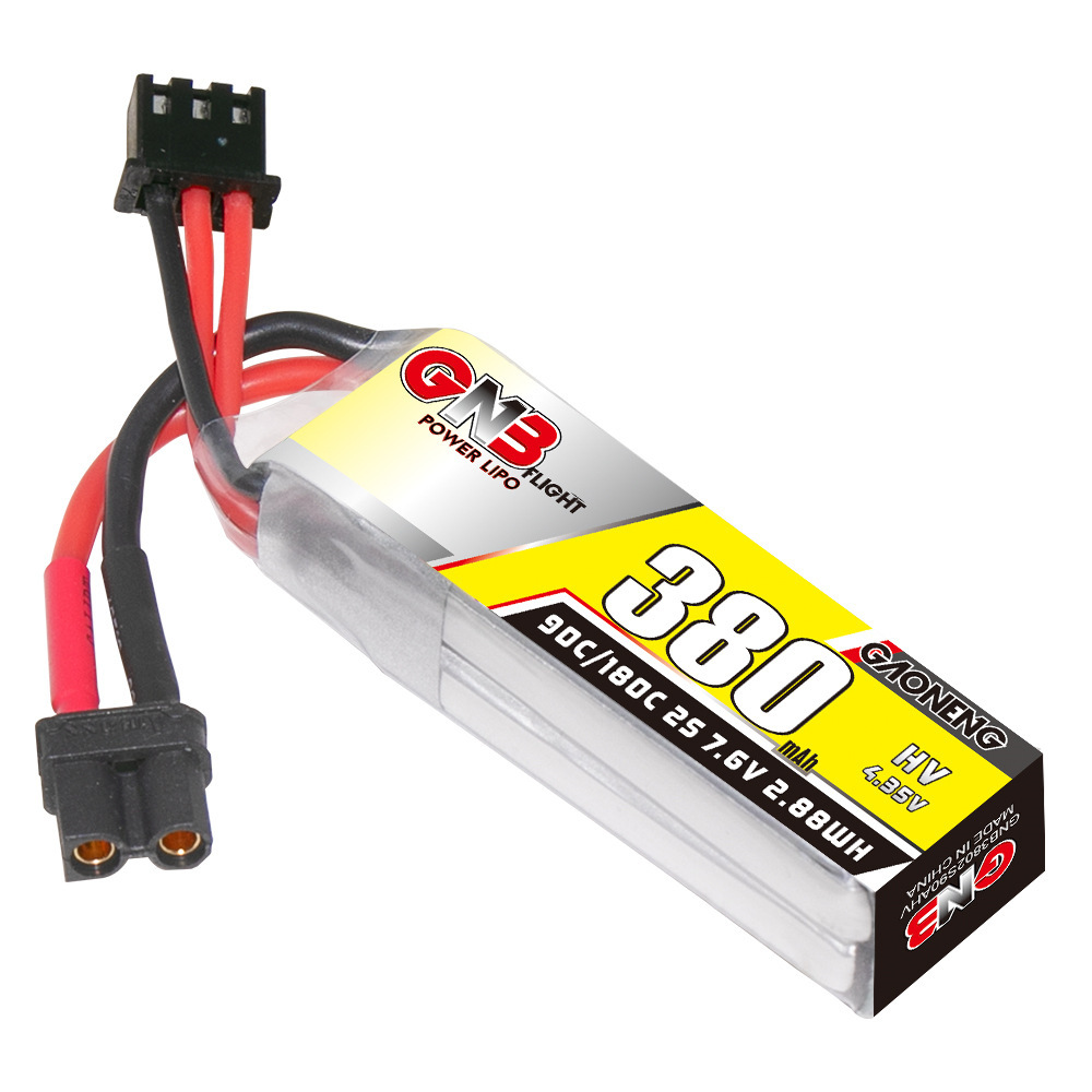 GNB 2S 7.6V 380mAh 90C/180C Li - Rc Helicopter Coaxial recension och pris