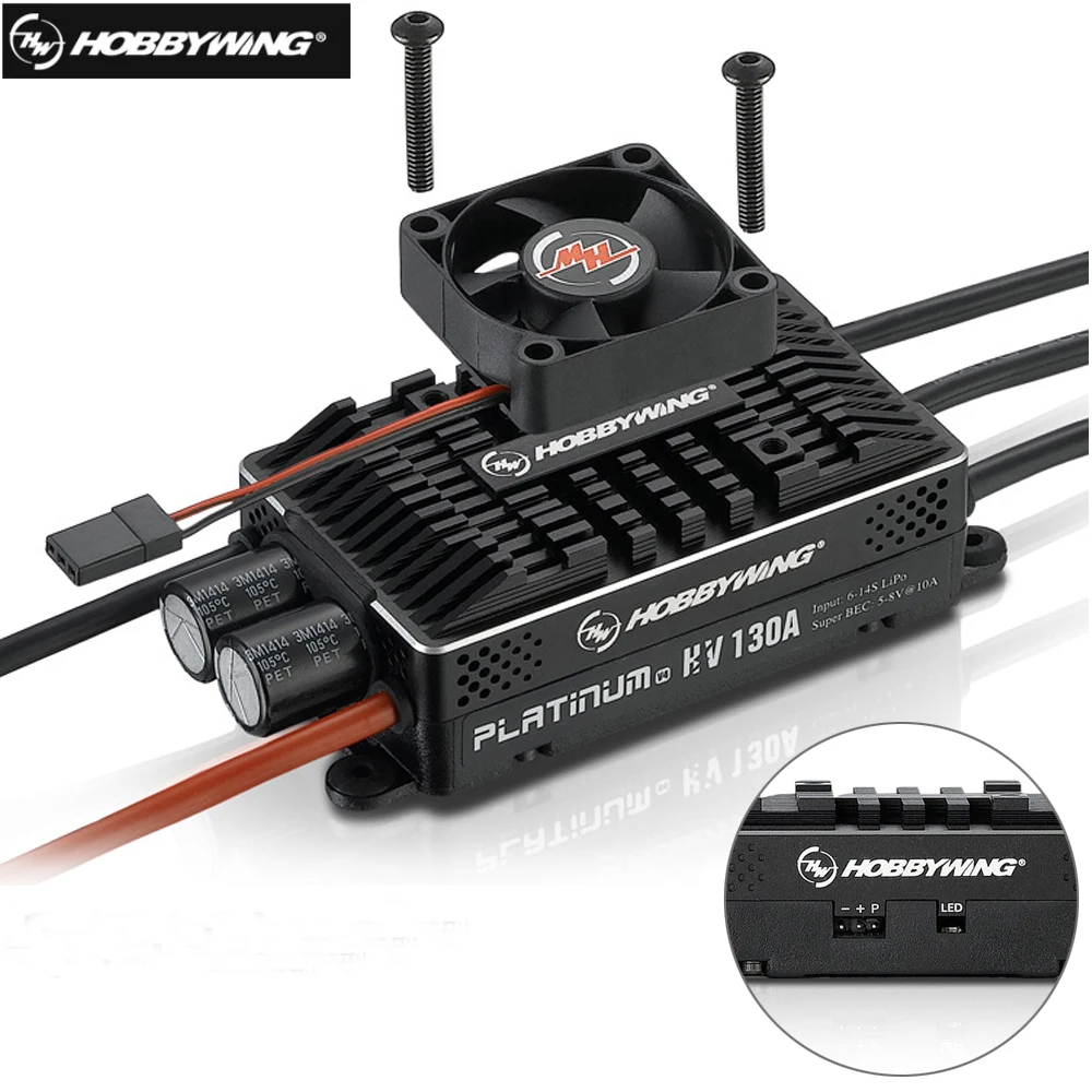 Hobbywing Platinum HV 130A SBE - Rc Helicopter Motor recension och pris