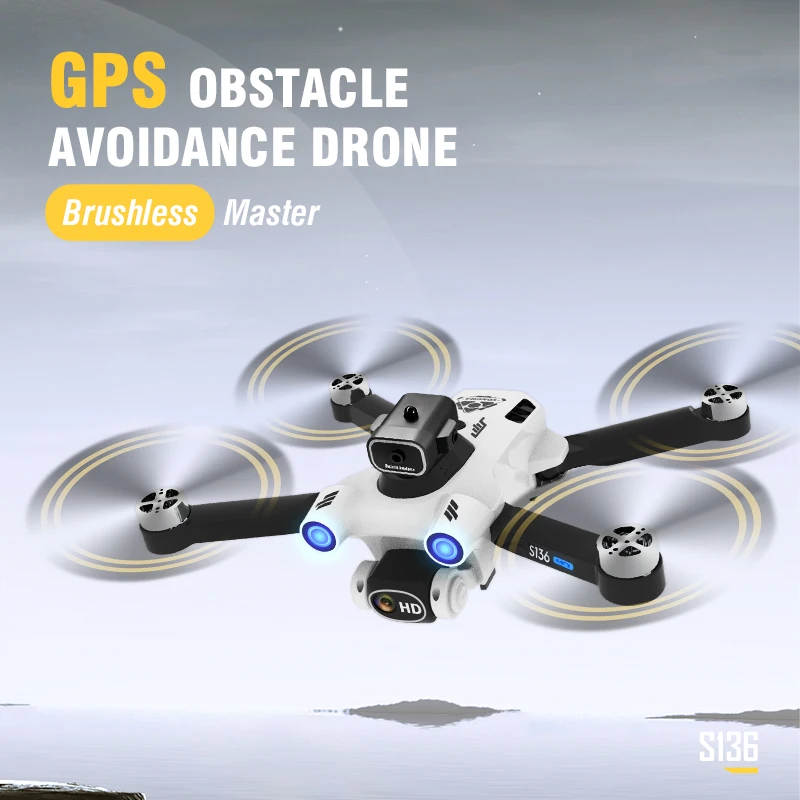 Drone S136 Pro Ultra Rc Drones - Rc Helicopter Electric recension och pris