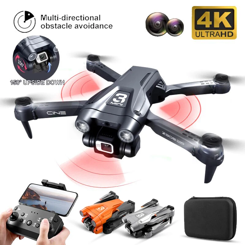 Mini Drone 4k Professional Cam - Rc Helicopter Charger recension och pris