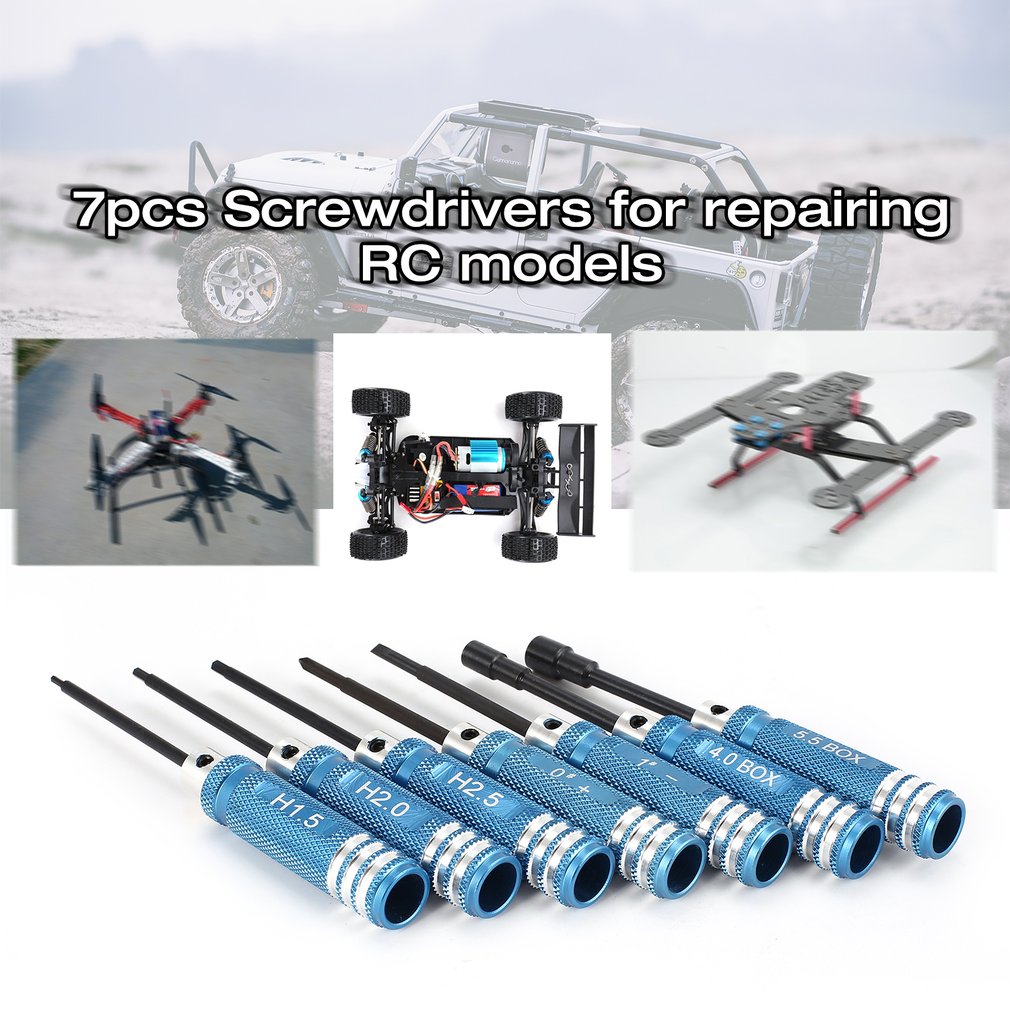 YSIDO 7Pcs 1.5 2.0 2.5mm Hex S - Rc Helicopter Tool Kit recension och pris